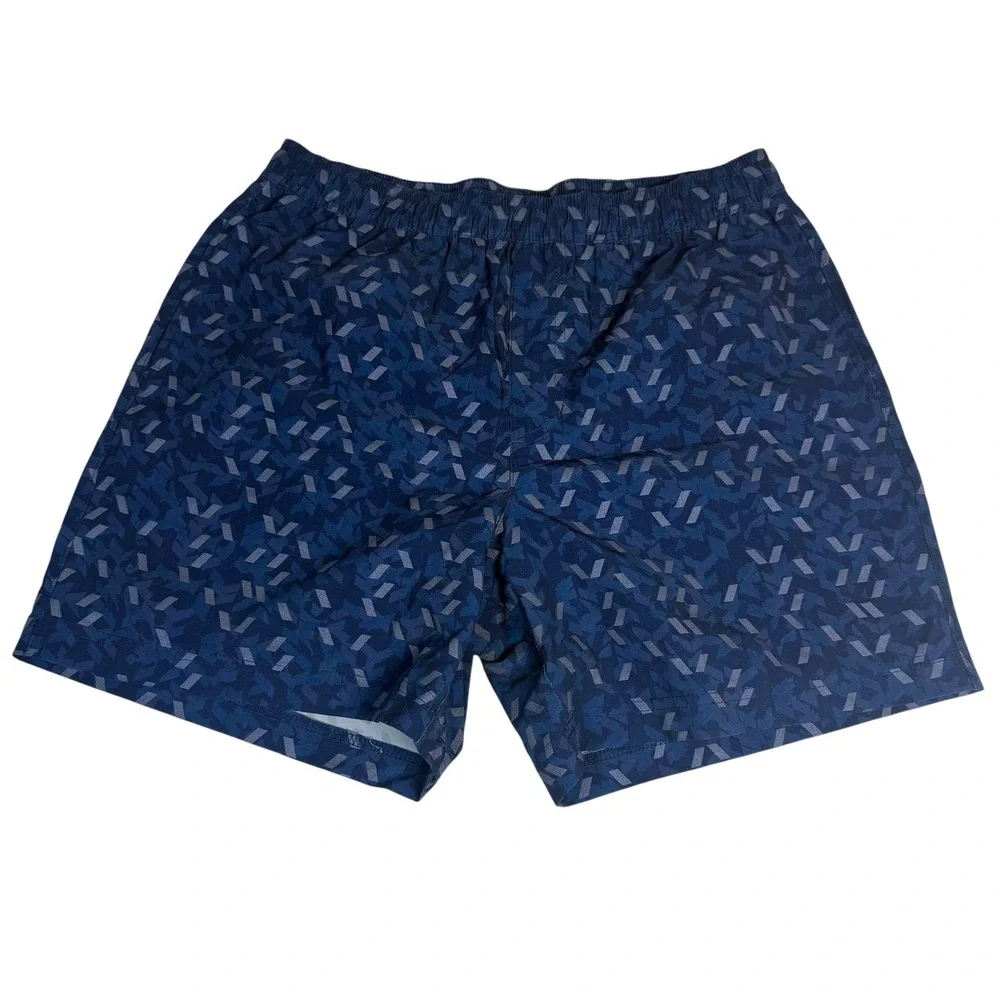 Chubbies Men Blue Geometric Print 5.5